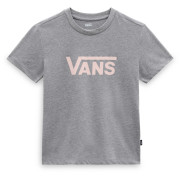 Dámske tričko Vans Wm Drop V Ss Crew-B sivá GREY HEATHER 2