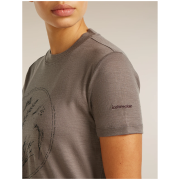 Dámske tričko Icebreaker Merino 150 Tech Lite SS Crop Tee Seed Story