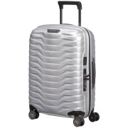 Cestovný kufor Samsonite Proxis Spinner 55 EXP strieborná Silver