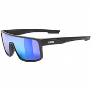 Slnečné okuliare Uvex LGL 51 čierna/modrá Black Mat/Mirror Green