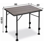 Stôl Brunner Linear Greywood 80