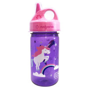 Detská fľaša Nalgene Grip-n-Gulp 350 ml tmavofialová/ružová PurplePinkUnicorn