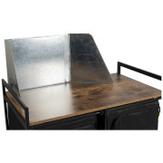 Doplnok na varenie Bo-Camp Cooking windshield steel adj. XL