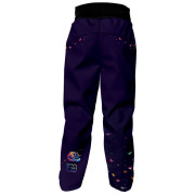 Detské softshellové nohavice WAMU Dark Purple
