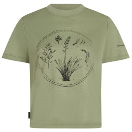 Dámske tričko Icebreaker Merino 150 Tech Lite SS Crop Tee Seed Story