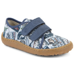 Detské tenisky Frodo Barefoot canvas Light Blue modrá
