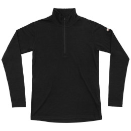 Dámske funkčné tričko Devold Breeze Plus Merino 200 Zip Neck Wmn čierna BLACK