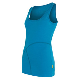 Dámske tielko Sensor Merino Wool Active modrá Blue