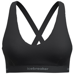 Športová podprsenka Icebreaker W Mer 125 Cool-Lite Sprite Racerback Bra čierna Black