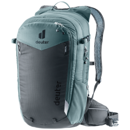 Cyklistický batoh Deuter Compact 14+3 sivá/zelená graphite-shale