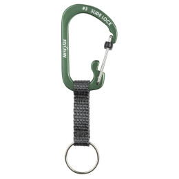 Pomocná karabína Nite Ize SlideLock Key Ring Aluminum olivová Olivová