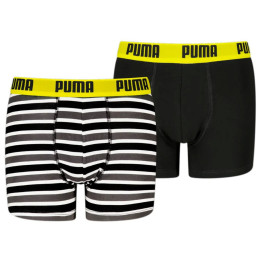 Chlapčenské boxerky Puma Everyday Striped Boxers 2P