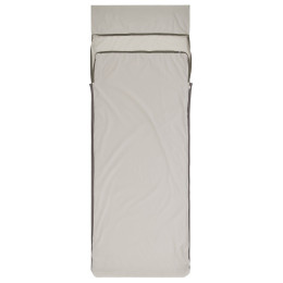 Vložka do spacáku Sea to Summit Silk Blend Sleeping Bag Liner - Rectangular w/ Pillow Sleeve svetlosivá Moonstruck Grey