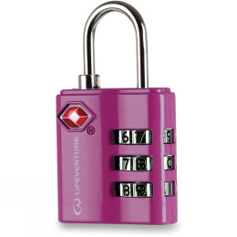 Zámok LifeVenture TSA Combi Lock ružová Pink