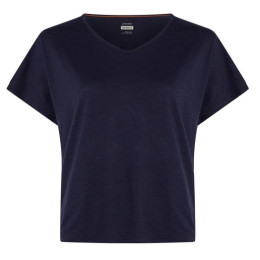Dámske funkčné tričko Icebreaker Women Mer 150 Lodge SS Tee tmavomodrá Midnight Navy