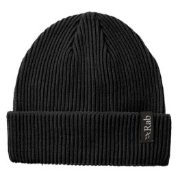 Čiapka Rab Perimeter Rolled Beanie čierna