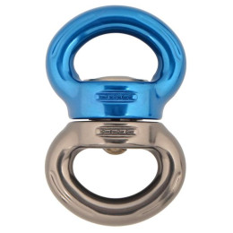 Obratlík DMM Axis Swivel Small strieborná/modrá Titanium/Blue