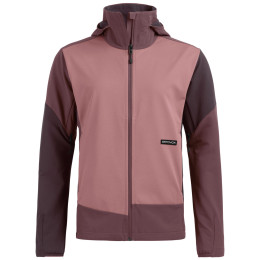 Dámska softshellová bunda Ortovox Ortler Softshell Plus Jacket ružovo-fial. Chestnut