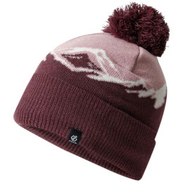 Detská čiapka Dare 2b Fernie Bobble Hat ružová/vínová Fig/Lilas