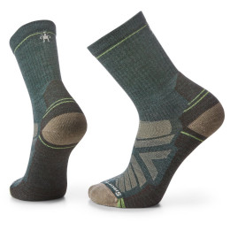 Pánske ponožky Smartwool Classic Hike Light Cushion Crew sivá/hnedá Dark sage