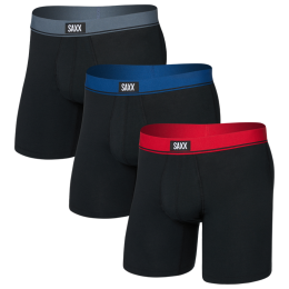 Pánske boxerky Saxx Essential Cotton Boxer Brief Fly 3Pk