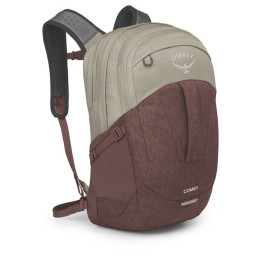 Mestský batoh Osprey Comet červená/hnedá sawdust tan/raisin red