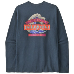 Pánske tričko Patagonia Long-Sleeved Great Waves Responsibili-Tee