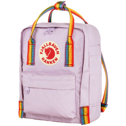 Batoh Fjällräven Kånken Rainbow Mini fialová Pastel Lavender-Rainbow