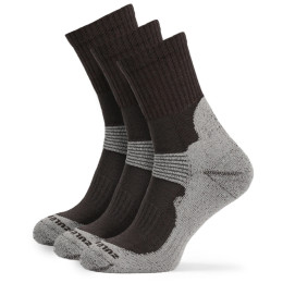 Ponožky Zulu Merino Allseason 3-pack sivá/hnedá grey/brown