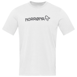 Pánske tričko Norrona 29 cotton Norrøna viking T-shirt biela Pure White
