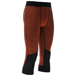 Pánske funkčné spodky Devold Reverso Merino 3/4 Longs Man oranžová/čierna Brick