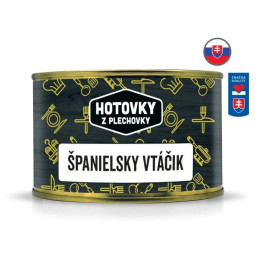 Hlavné jedlo Hotovky z plechovky Španielsky vtáčik 400g