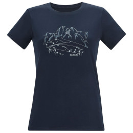 Dámske tričko Regatta Womens Fingal Stretch tmavomodrá Navy