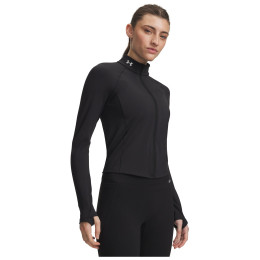 Dámska funkčná mikina Under Armour Vanish Elite Full Zip čierna Ultimate Black / / Metallic Silver