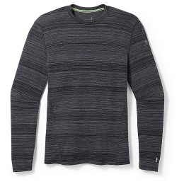 Pánske funkčné tričko Smartwool M Classic Thermal Merino Base Layer Crew Boxed čierna Black Color Shift