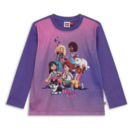 Detské tričko Lego Wear Lwtuna 602 Purple fialová Purple