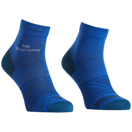 Pánske merino ponožky Ortovox Alpine Light Quarter Socks M svetlomodrá Blue Note