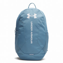 Batoh Under Armour Hustle Lite Backpack sivá/biela BlueSmoke/White