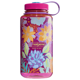 Fľaša Nalgene Wide Mouth Psychedelic Botanical 1000 ml ružová Magenta/Botanical Florals