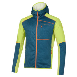 Pánska funkčná mikina La Sportiva Existence Hoody M modrá/žltá Storm Blue/Lime Punch