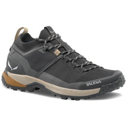 Pánske turistické topánky Salewa Puez 2 Knit Ptx M čierna Black/Black
