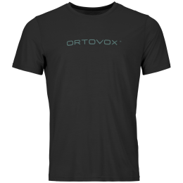 Pánske tričko Ortovox 150 Cool Brand T-shirt čierna Black Raven