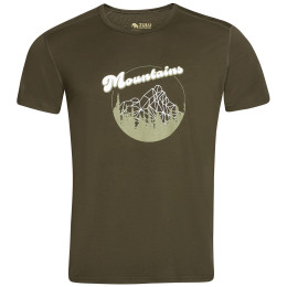 Pánske tričko Zulu Merino Mountain Ring 160 Short Comfy zelená Olive