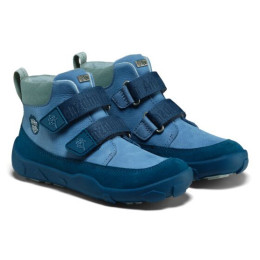 Dětské barefoot boty Affenzahn Low Boot Leather Friendy Shark modrá Shark