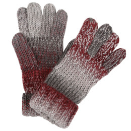 Rukavice Regatta Frosty Glove VI sivá/červená Cabernet