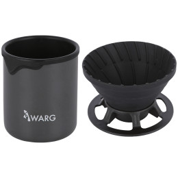 Kávový set Warg Kofein & Duo 2in1 Cups Set čierna black