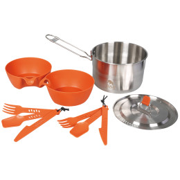 Sada riadov Zulu Nest Set 2 L sivá/oranžová silver/orange