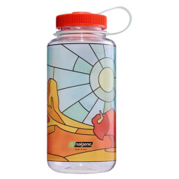 Fľaša Nalgene Wide Mouth 1l Clear Stained Glass