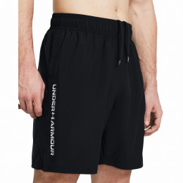 Pánske kraťasy Under Armour Woven Wdmk Shorts čierna Black/White