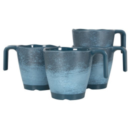 Sada hrnčekov Gimex Mug dark blue 4 pcs